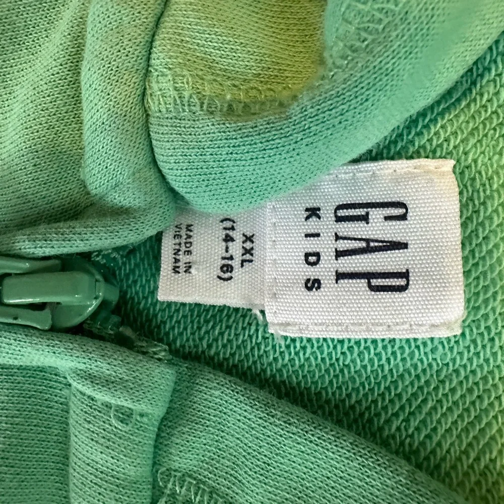 GAP Kids Teal Hoodie with Pink Lettering (14-16) - Picture 2 of 2